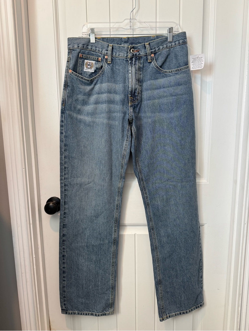 Cinch White Label Relaxed Fit Straight Leg Jean Jeans Blue Waist 34 x 34